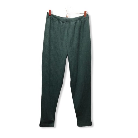 Vintage Towerhill | Teal Textured High Rise Pants - Picture 1 of 7